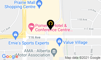 Orthodontics North in Grande Prairie map