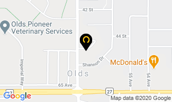 Orville's Renovations Ltd in Olds map