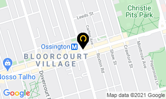 Ossington Barber Shop in Orillia map