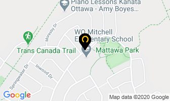 Ottawa-Carleton District School Board Schools - W O Mitchell Elementary School in Kanata map