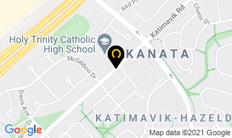 Ottawa Catholic School Board Schools (Elementary Intermediate & High) - Holy Tri in Kanata map