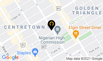 Ottawa District Labour Council in Guelph map