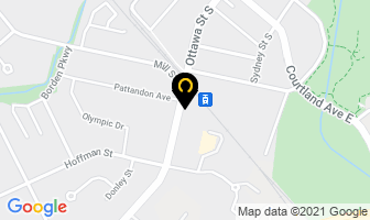 Ottawa Hair Stylists in Kitchener map