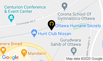 Ottawa Humane Society in Guelph map