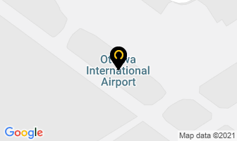 Ottawa International Airport in Guelph map
