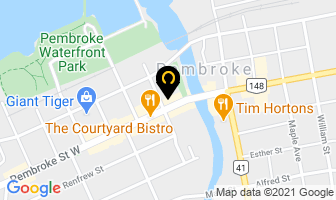 Ottawa Valley Driving Academy in Pembroke map