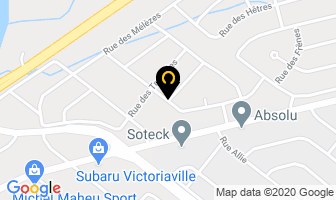 Ouellet Danny in Victoriaville map