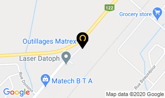 Outillages Matrex in Drummondville map