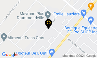 Outillatech Drummond Inc in Drummondville map
