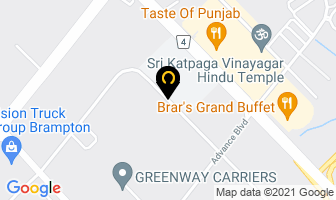 Outstanding Promotional Marketing in Brampton map