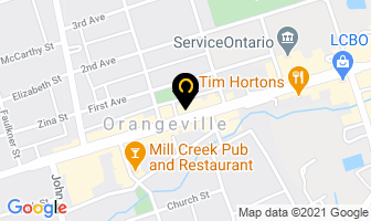 Owls In The Attic in Orangeville map