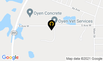 Oyen Veterinarian Services Ltd in Oyen map