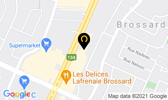 Oze Bagel Plus Inc in Brossard map