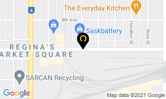 P 3 Architecture Partnership in Regina map