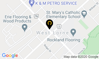 P J Gangle Insurance in West Lorne map