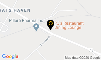 P J Restaurant Dining Lounge in Hudson map