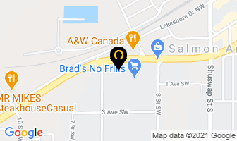 P J's Family Restaurant in Salmon Arm map