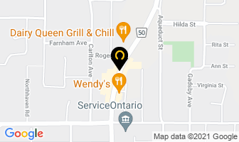 P P in Welland map