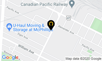 P P G Canada Inc in Winnipeg map