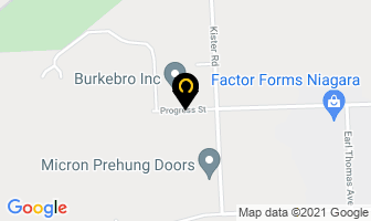 P R W Fabrication in Niagara Falls map