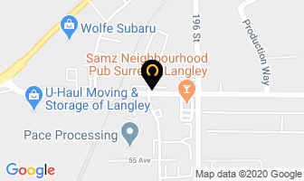 Pacaire Hvac Supplies in Surrey map