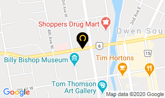 Pace Law Firm in Owen Sound map