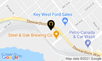 Pacific Breeze Winery in New Westminster map