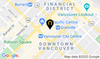 Pacific Centre Shopping Mall Administration & Leasing Office in Vancouver map