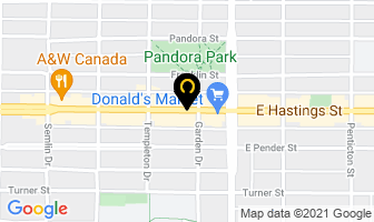 Pacific Coast Cresting Inc in Vancouver map