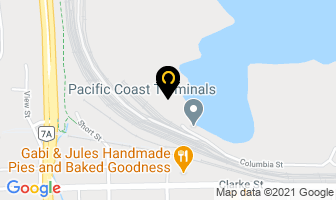 Pacific Coast Terminals Co Ltd in Port Moody map