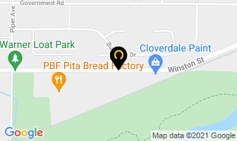 Pacific Coast Wholesale Supply Ltd in Burnaby map