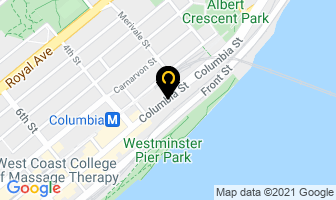 Pacific Community Resources Society in New Westminster map