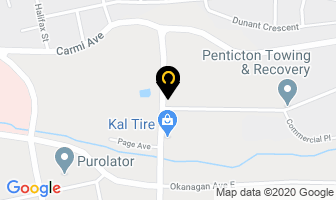 Pacific Rim Equipment Inc in Penticton map