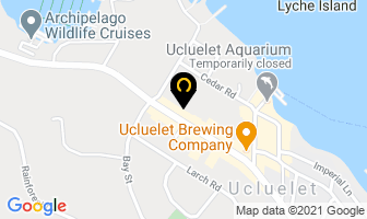 Pacific Rim Motel in Ucluelet map