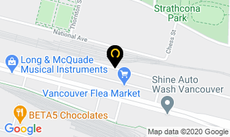 Pacific West in Vancouver map