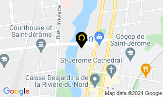 Pacini in Saint-Jérôme map