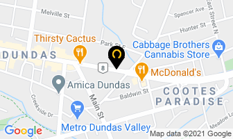 Pados Jewellery Design in Hamilton map