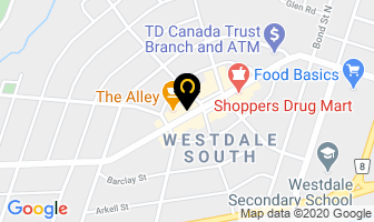 Pados Jewellery Design in Hamilton map