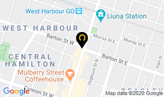 Padovani Travel Agency in Hamilton map