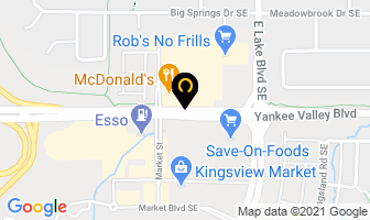 Page & Turners Book Store in Airdrie map