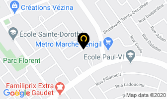 Paiema&icirc;tre Enrg in Laval map