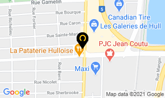Palais Du Poisson in Gatineau map
