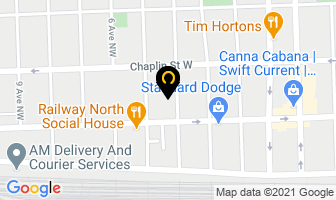 Palliser Overhead Doors Ltd in Swift Current map