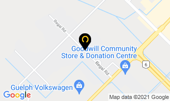 Palmer Audio in Guelph map