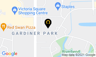Panago Pizza in Regina map
