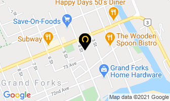 Panago Pizza in Grand Forks map