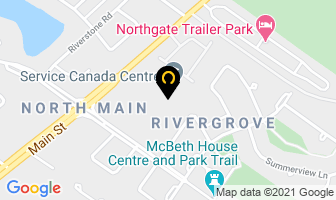 Panago Pizza in Winnipeg map