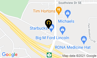 Panago Pizza in Medicine Hat map