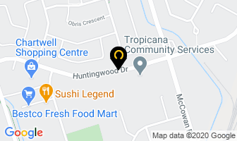Panda Sportswear in Orillia map