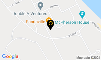 Pandaville Restaurant in Fort Simpson map